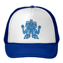 Blanket design of the Haida Indians Trucker Hats