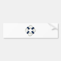 BlankLifePreserver081212.png Bumper Sticker