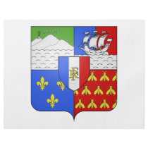 Blason Réunion Coat of Arms Custom Flyer