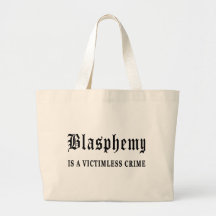 Blasphemy Canvas Bags