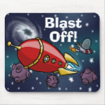 Blast Off Mousepad