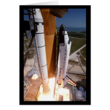 Blast-off of the Space Shuttle "Endeavour" Card
