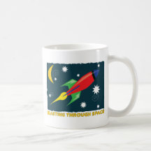 Blasting Through Space Mug