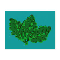 Blätter leaves postkarten