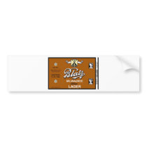 BLATZ CONE TOP BEER CAN DESIGN MILWAUKEE WISCONSIN BUMPER STICKERS