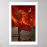 BLAZE  "GODDESS  of  FIRE"  PRINT