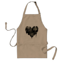 Bleak Heart Gothic Valentine Aprons