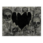 Bleak Heart Gothic Valentine Postcard