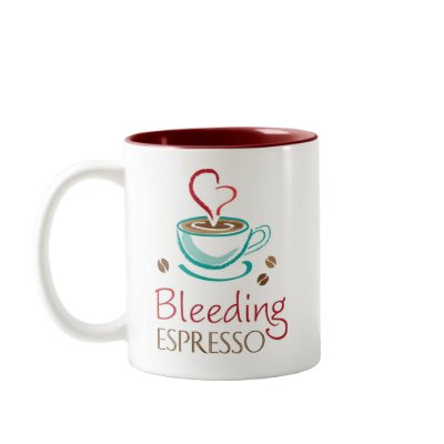 Bleeding Espresso Large Mug by michfab