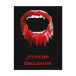 Bleeding fangs-invite postcards