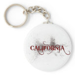 Bleeding Grunge California Keychain