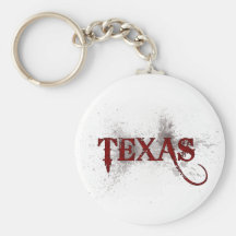 Bleeding Grunge Texas Keychain