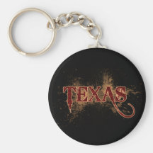 Bleeding Grunge Texas Keychain Dark