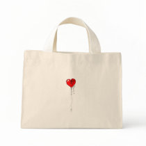 Bleeding Heart Canvas Bags