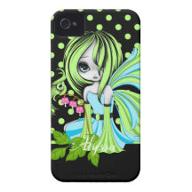 Bleeding Heart Fae Green-Blue Case-Mate ID™  4/4S iPhone 4 Case-Mate Cases