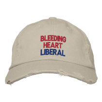 Bleeding Heart Liberal Embroidered Cap