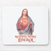 Bleeding Heart Liberal Jesus Mouse Pad