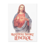 Bleeding Heart Liberal Jesus Post Card