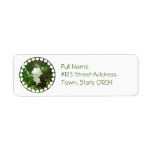 Bleeding Heart Return Address Label