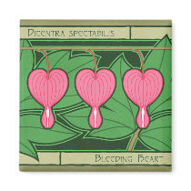 Bleeding Heart Square Magnet