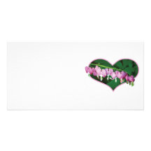 Bleeding Hearts in Heart Picture Card