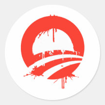 Bleeding Obama Stickers