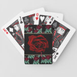 Bleeding Rose Bicycle Card Deck