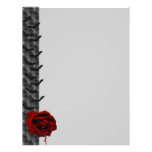 Bleeding Rose Customized Letterhead