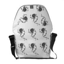Bleeding Rose Tote Bag Messenger Bag