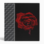 Bleeding Rose Vinyl Binders