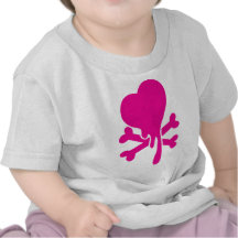 Bleeding Valentine Heart, Valentines Heart Bones Tees