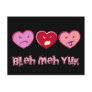 Bleh Meh Yuk Anti Valentine Card Post Cards