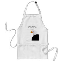 Bless America. American bald eagle. USA patriotic Aprons