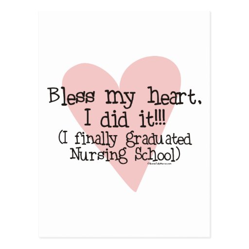 Bless my Heart - I did it! Post Card