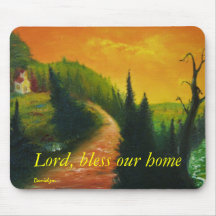 Bless our home Mousepad