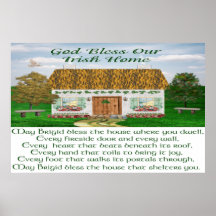 Bless Our Irish Home Poster