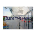 bless the horse post card