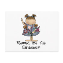 Blessed are the Gardeners Tshirts and Gifts Post Cards