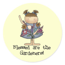 Blessed are the Gardeners Tshirts and Gifts Sticker