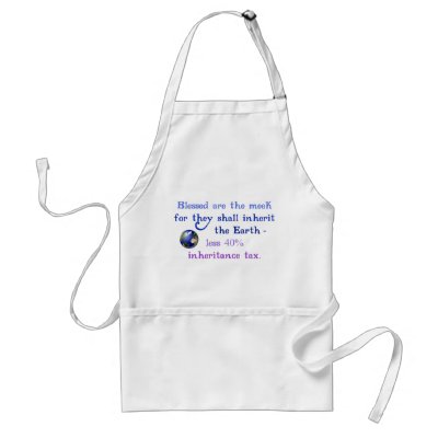 Blessed are the Meek Apron by maidenvoyage