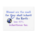 Blessed are the Meek Postcard