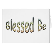 Blessed Be Card