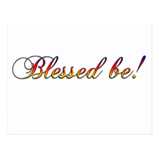 blessed be.png postcards