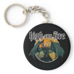 Blessed Black Wings keychain