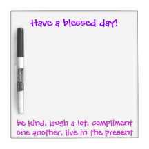 Blessed Day Whiteboard Dry-Erase Whiteboards