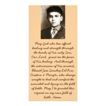 Blessed Jose Sanchez Canonization Prayer Cards Photo Card Template
