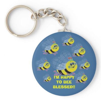 Blessed! Keychain by zazzitup
