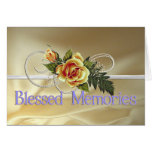Blessed Memories Mother Sympathy Greeting Card