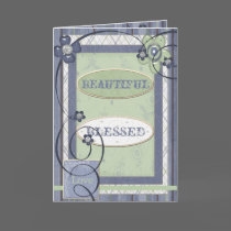 Blessed Photo Greeting Card cards