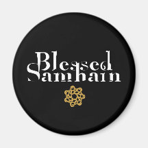 Blessed Samhain Fridge Magnets